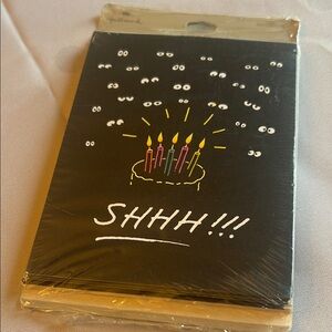 Hallmark Black and Gold Surprise Party Invitations